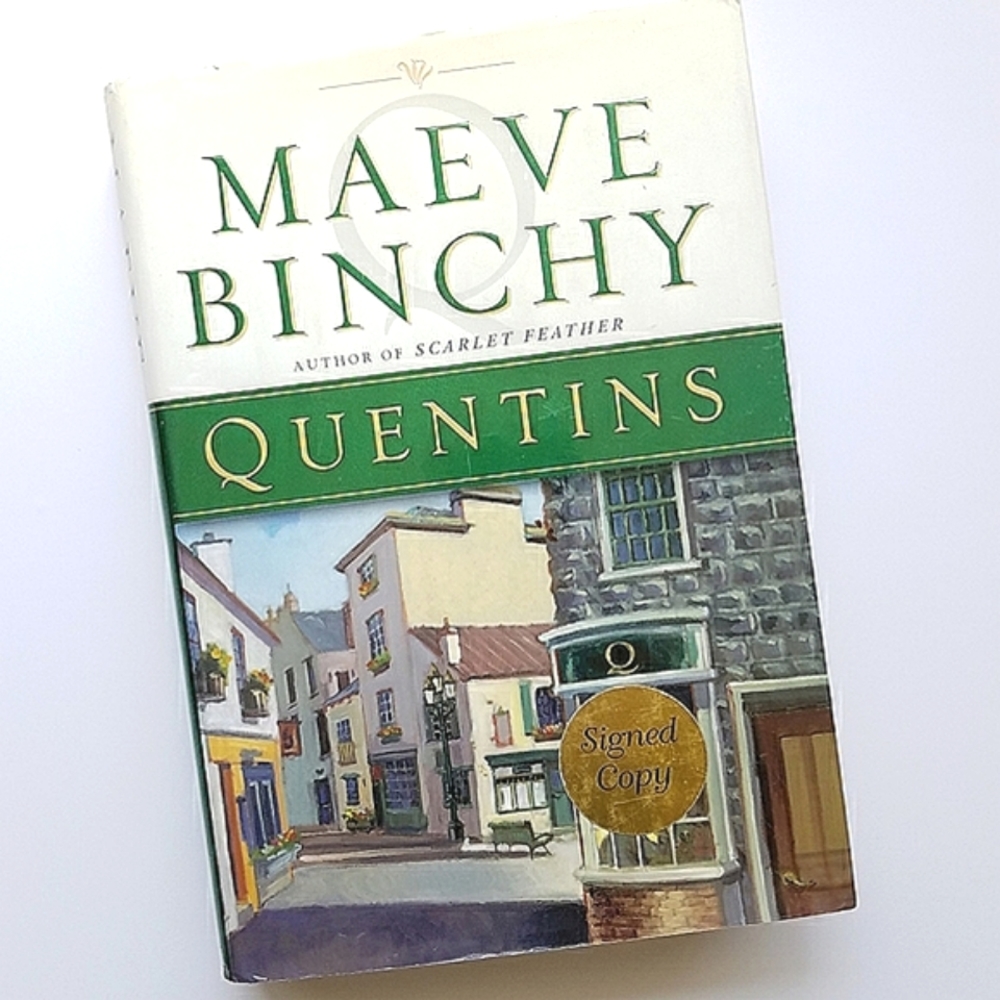 Signed Maeve Binchy Quentins Hardcover Book